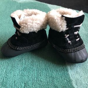 Sorel baby plush boots